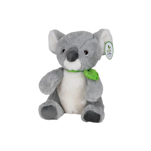 Elka Plush 24cm Koala with Leaf Eco-Friendly 100% Recycled, E-28395-24PL