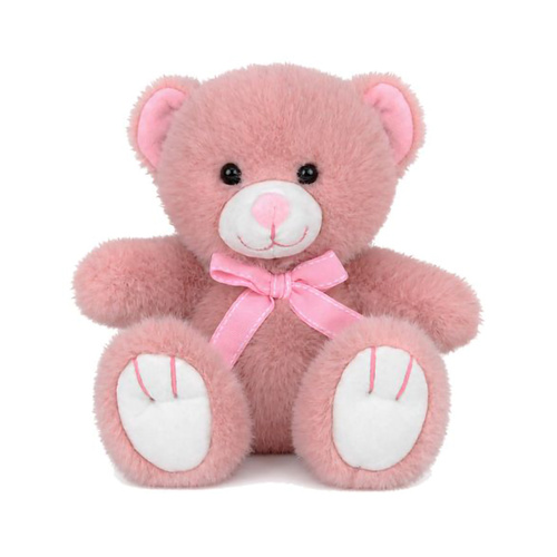 Elka Plush 18cm Bear Brooklyn Pink, 20693-18DPK