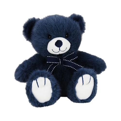 Elka Plush 18cm Bear Brooklyn Navy, 20693-18DBL