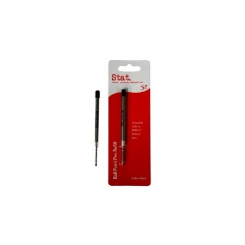 Ballpoint Refill Fits Parker Pens Medium BLACK by Stat