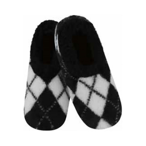 Slumbies Winter Slippers Women's Extra Large - Diamonds Black, SLUWDD04