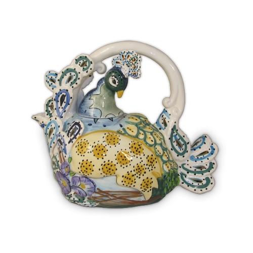 Landmark Concepts Teapot 24cm - Blue Peacock 60479
