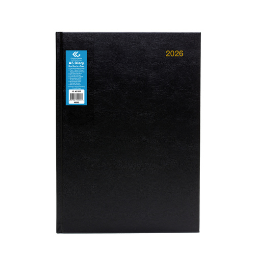 2026 Diary Olympia A5 Day to Page Hard Cover #5 40002