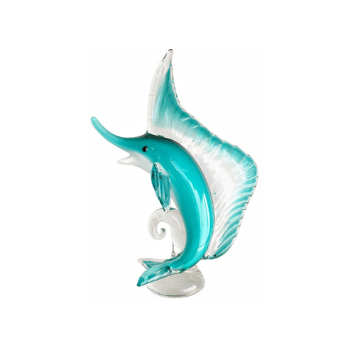 The Russell Collection Zibo Art Glass Ornament 37cm Sailfish, CCG SAIL