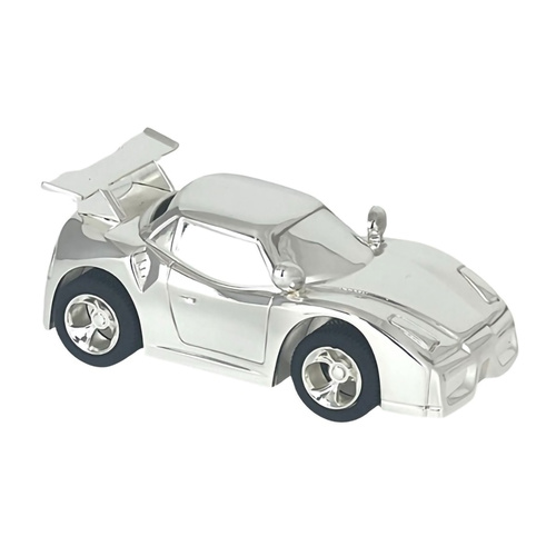 The Russell Collection Money Bank 12cm Sports Car Silverplate, HI BSC
