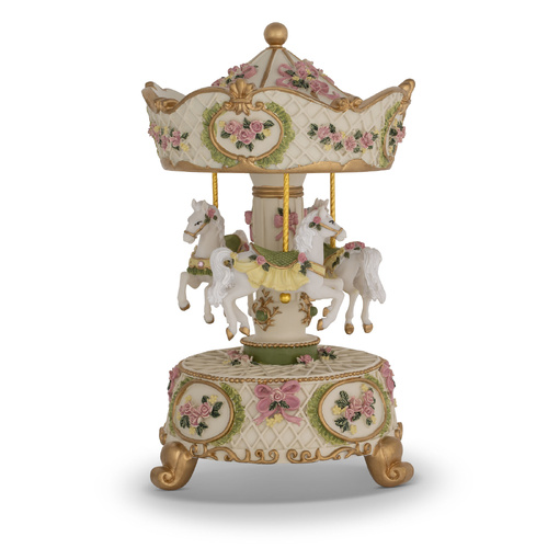 Russell Collection Music Box 19cm Forains Carousel, Whitehill HI CXFORAINS