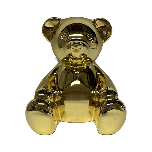 Russell Collection Money Bank 11cm Edward Bear Old Gold Finish, Whitehill HI BEDWG/OG