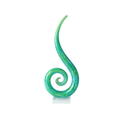The Russell Collection Zibo Art Glass Ornament 37cm Eddi Sculpture, CCG EDDI