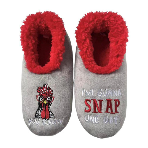 Slumbies Pairables Women's Large - Chicken Snap Winter Slippers, Sunbird SLUPSN03