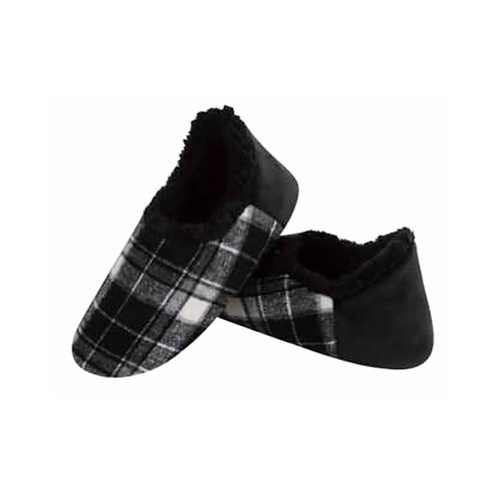 Slumbies Winter Slippers Men's Extra Large - Alpine Plaids Black, Sunbird SLUMAP04