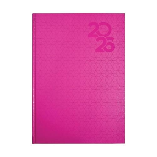 Centurion 2026 Diary Brights A5 Day to Page Pink, Sunbird Y-DCD-EA51
