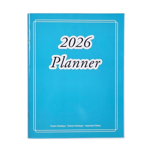 Centurion 2026 Planner Quarto Month to View Light Blue, Sunbird Y-D4007-1