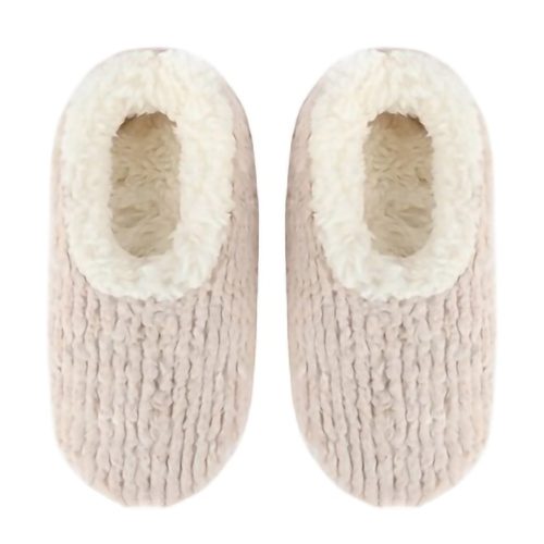 Slumbies Women's Winter Slippers Small - TEDDY BEAR (Cream) SLUWTB05