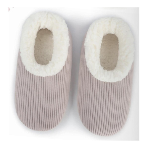 Slumbies Women's Winter Slippers Extra Large - COSY CORD (Blush) SLUWCP05