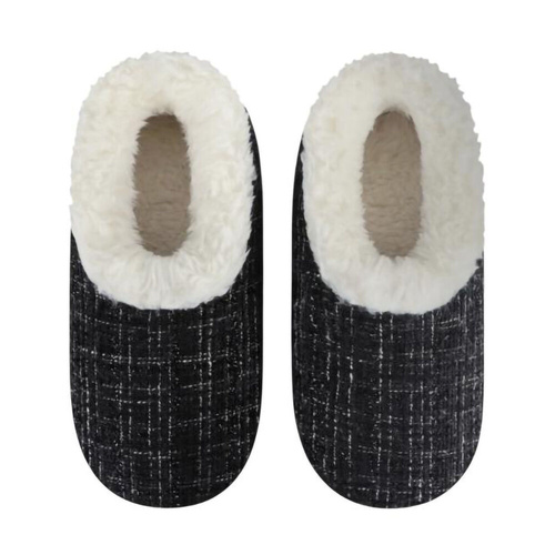 Slumbies Winter Slippers Women's Small - Sparkle Black, SLUWTW01
