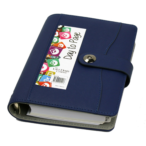 2026 Diary Nicholls B6 Mini Day to Page Clip Cobalt Last Diary Company B61CCB
