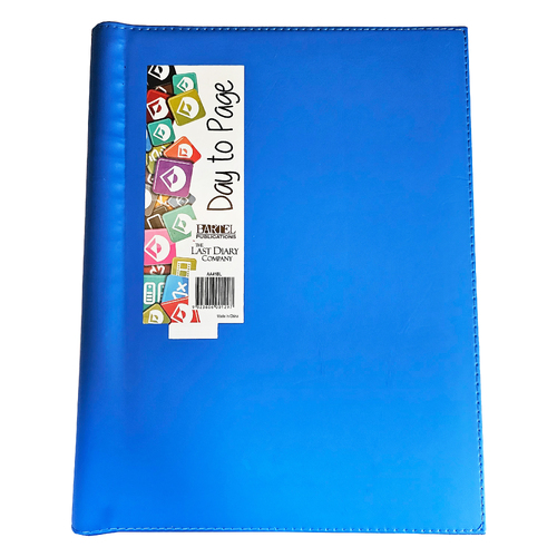 2026 Diary Ainsley A4 Day to Page Wiro Blue Last Diary Company AA41BL