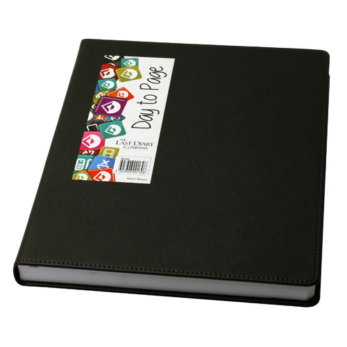 2026 Diary Becall Quarto Day to Page Casebound Black Last Diary Company BQ1BK