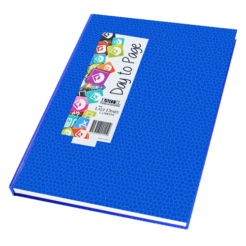 2026 Diary Everyday A5 Day to Page Casebound Blue Last Diary Company EA51BL