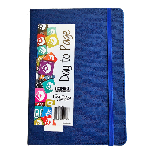 2026 Diary Becall A5 Day to Page Casebound Blue Last Diary Company BA51BL