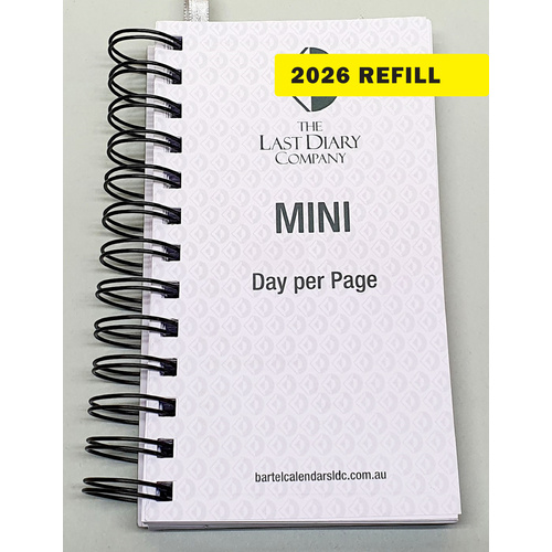 2026 Refill Victoria B6 Mini Day to Page Wiro by Last Diary Company VB61