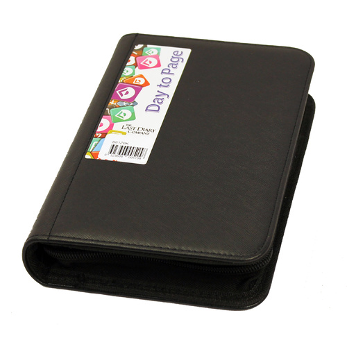 2026 Diary Nicholls B6 Mini Day to Page Zip Black Last Diary Company B61ZBK