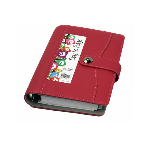 2026 Diary Nicholls B6 Mini Week to View Clip Hot Pink Last Diary Company B67CHP