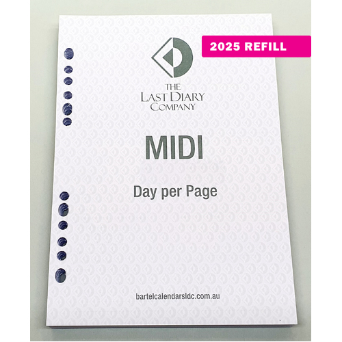 2026 Refill Nicholls A5 Midi Day to Page by Last Diary Company NA51