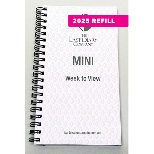 2026 Refill Victoria B6 Mini Week to View Wiro by Last Diary Company VB67