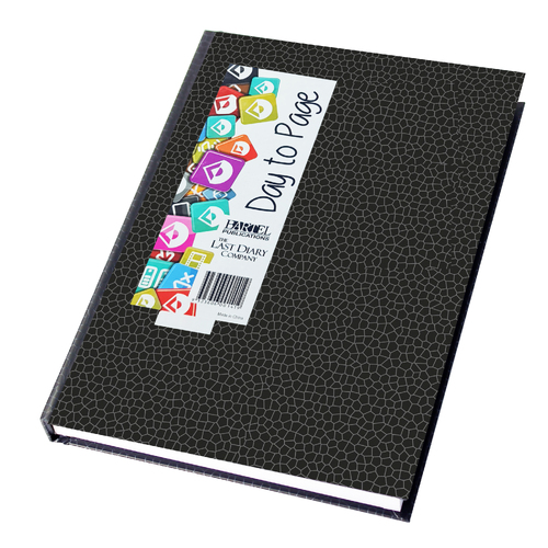 2026 Diary Everyday A5 Day to Page Casebound Black Last Diary Company EA51BK