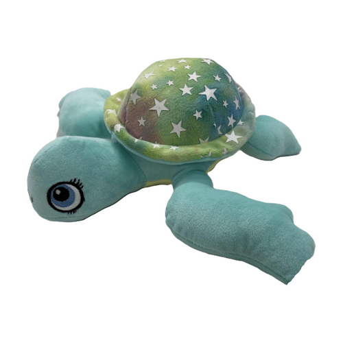 Huggable Toys Aquarium Plush 20cm Turtle Flipper Blue Glow-In-The-Dark, OItur-Fli-Bl
