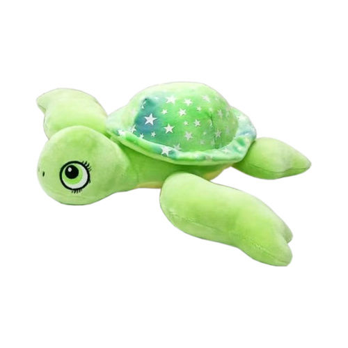 Huggable Toys Aquarium Plush 20cm Turtle Flipper Green Glow-In-The-Dark, OItur-Fli-gn