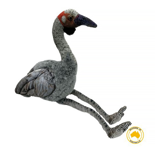 Huggable Toys Australiana Plush 27cm Benji Brolga, hbir-bro-Ben
