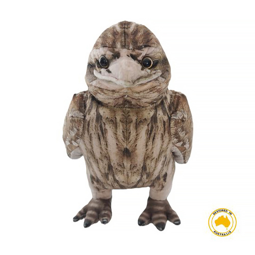 Huggable Toys Australiana Plush 28cm Keenan Frogmouth Owl, hbir-owl-Kee