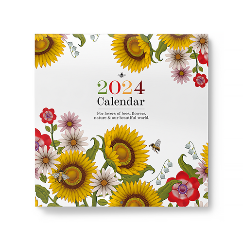2024 Calendar Bee Square Wall by Affirmations ADP244