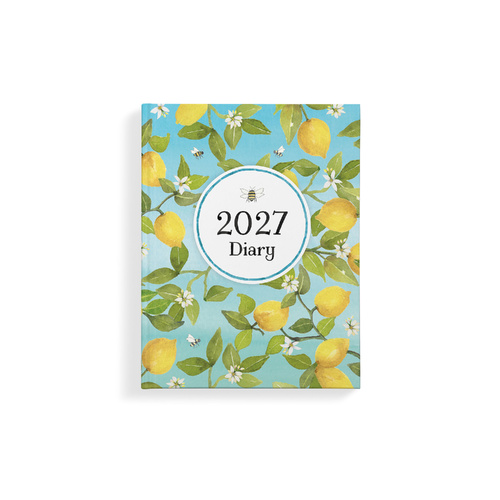 2027 Diary Nature A5 Monthly/Weekly Hard Cover, Affirmations NATUREDIARY27