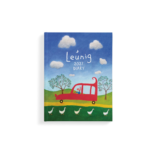 2027 Diary Leunig A5 Monthly/Weekly Hard Cover, Affirmations LEUNIGDIARY27