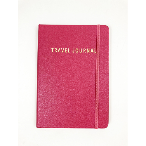 Ozcorp Travel Journal A5 Hardcover Cherry Pink TJ02