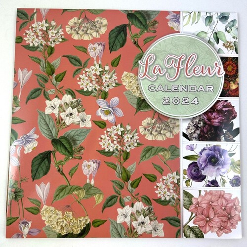 2024 Calendar La Fleur Mini Wall by OzCorp CAL168