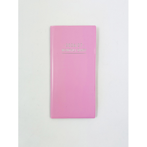2026-2027 2-Year Planner Fashion Pocket Month to View Pink, OzCorp YP82