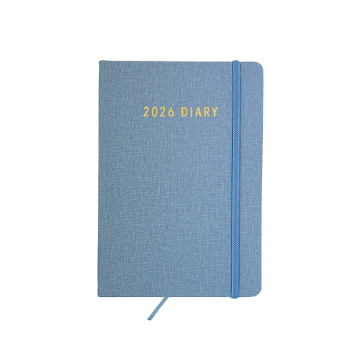 2026 Diary Contempo A5 Week to View Powder Blue, OzCorp D903