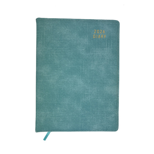 2026 Diary Contempo A4 Week to View Aqua, OzCorp D910