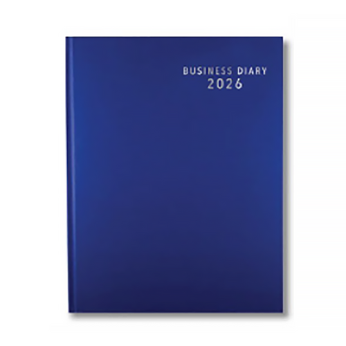 2026 Diary Business A4 Week to View Blue, OzCorp D937