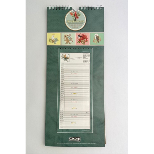 2026 Calendar Australiana Slim Wall, OzCorp CAL200