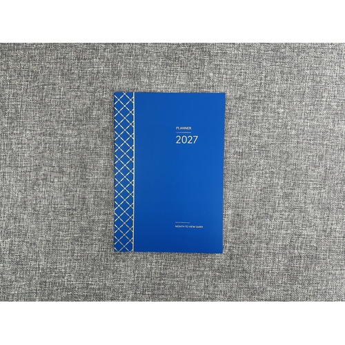 2027 Planner OzCorp Contempo A5 Month to View Navy, GA5MP3527