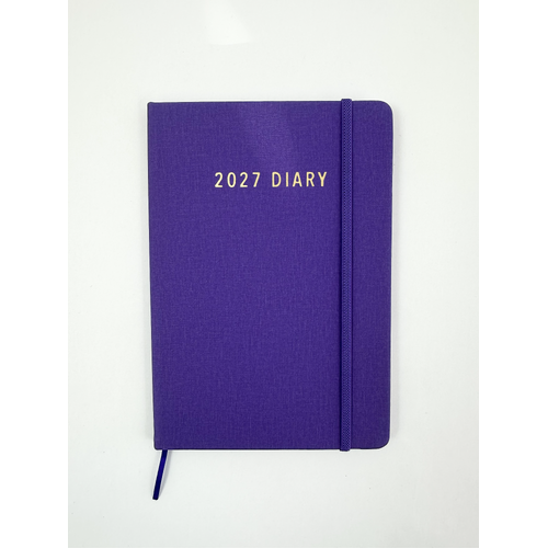 2027 Diary OzCorp Contempo A5 Week to View Violet, BA5CW6227
