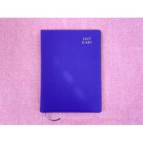 2027 Diary OzCorp Contempo A4 Week to View Violet, CA4SW6227