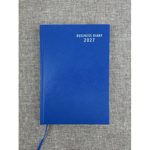 2027 Diary OzCorp Business Basic A4 Day to Page Royal Blue, H-CA4D3027
