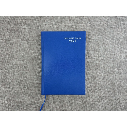 2027 Diary OzCorp Business Basic A5 Day to Page Royal Blue, H-DA5D3027