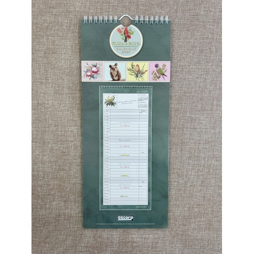 2027 Calendar OzCorp Flora & Fauna Slim Wall, CAL217